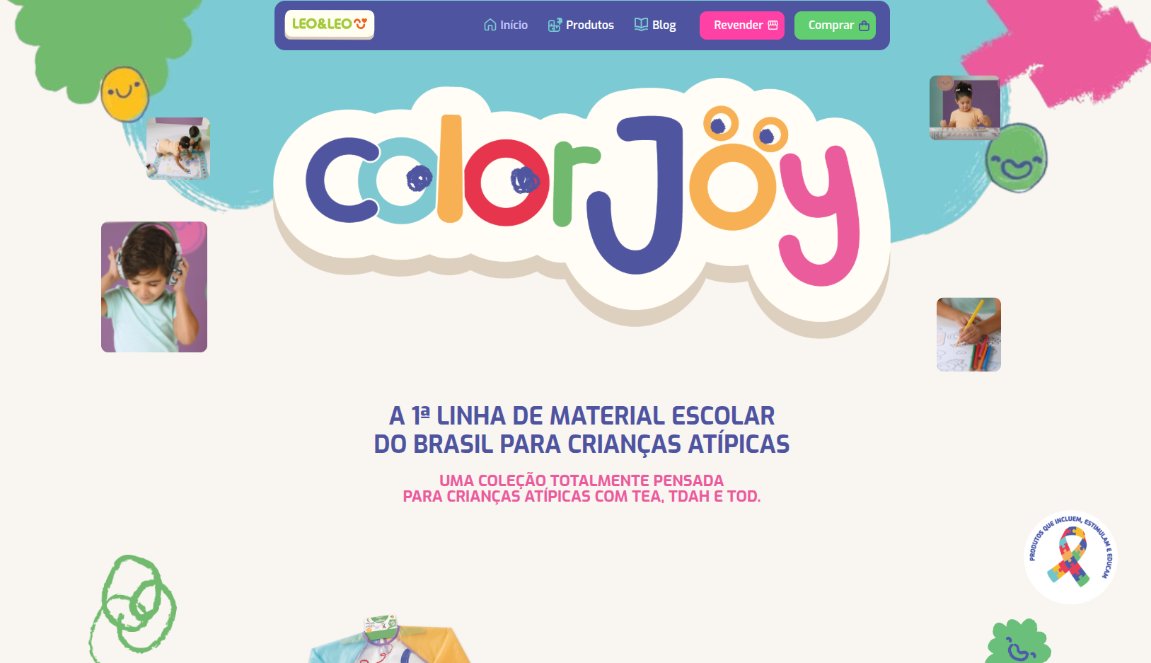 Ecrã do projeto Grupo Leonora